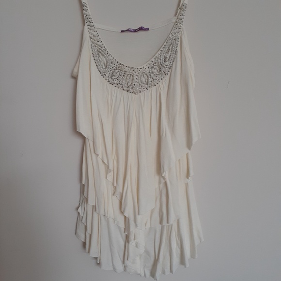 Smart Set Layered Beaded Top - Picture 7 of 8